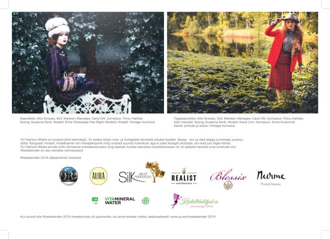 460519-28 Fashion calendar 2018 – 1500pcs