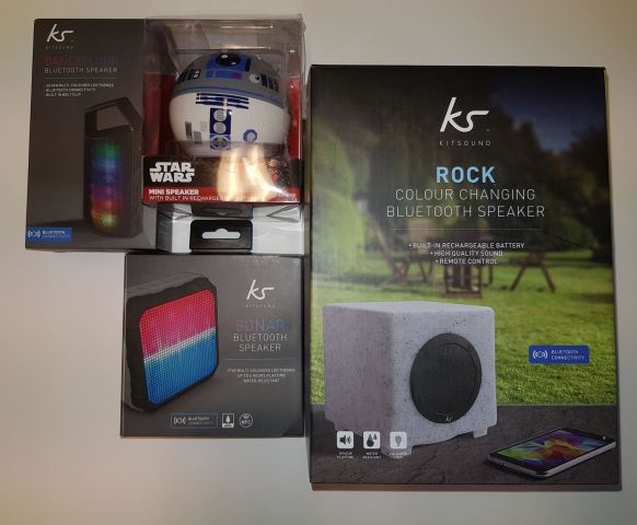 460756-1 3 bluetooth speaker with light & 1 pc R2D2 with cable - Free shipping