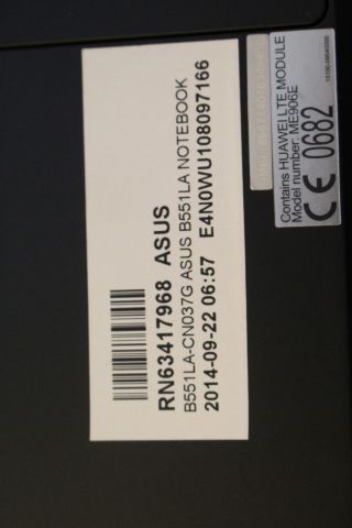 438252-7 Bärbar dator Asus AsusPro B551L