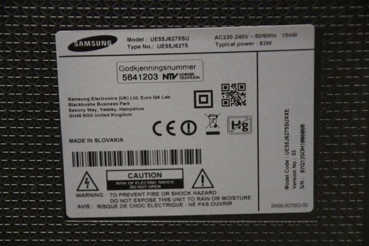 459726-3 LCD TV Samsung 55 "