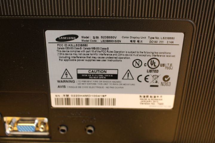 438263-5 Stationär dator Dell Optiplex 9020 med dubbla skärmar Samsung och etikettskrivare