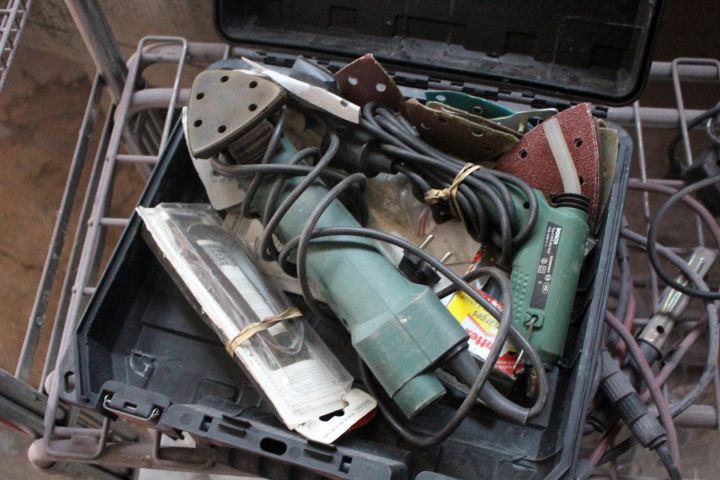 456323-9 Diverse verktyg, Vinkelslip Würth, Bordssåg Biltema