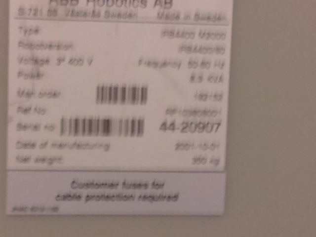 365323-10 Robot ABB 4400