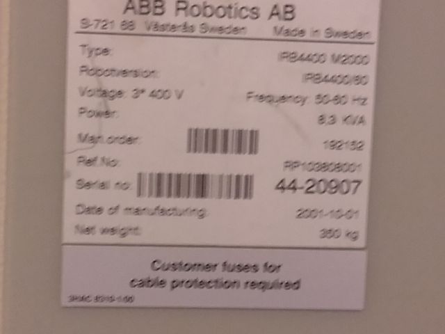 365323-11 Robot ABB 4400