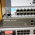 451965-3 Nätverksswitchar m.m. 12 enheter (D-Link, HP, ZyXEL, Cybex)