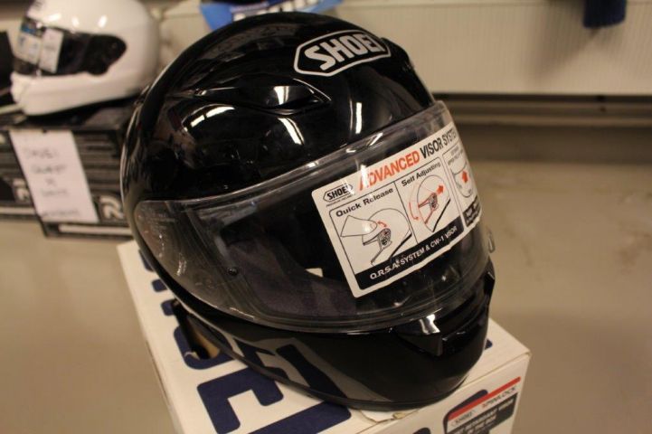 453976-2 MC Helmet Shoei XR-1100 BLK Black Strl: XL