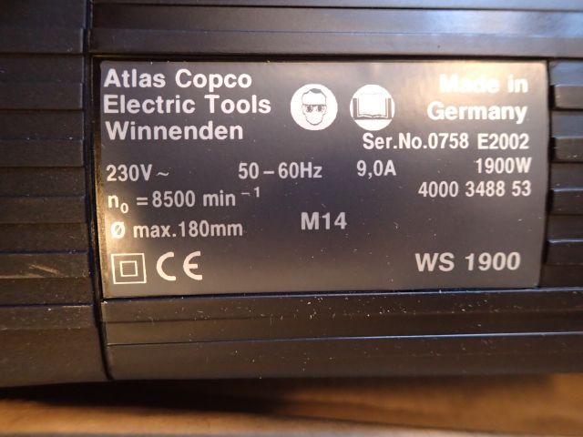 452750-5 ATLAS COPCO Angle grinder