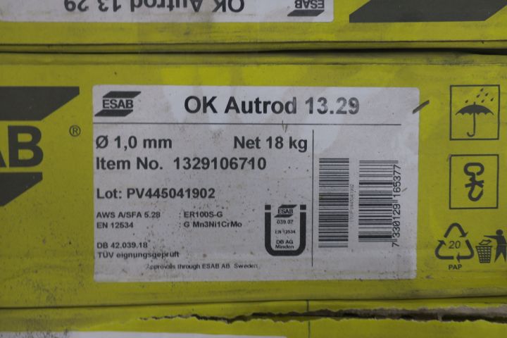 459263-2 5 pcs Welding wire Esab OK 13.29