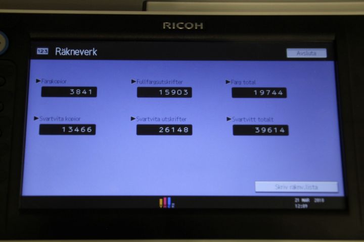 459774-9 Multifunction Printer Ricoh MP C2003