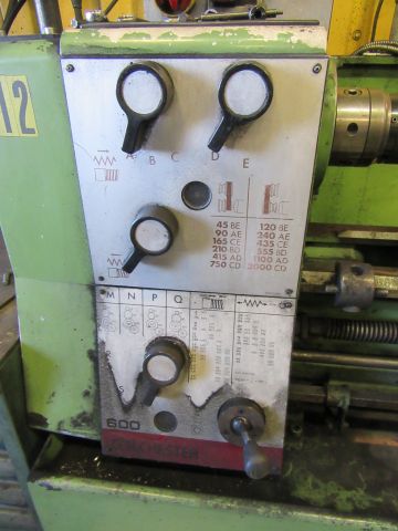 461436-5 Lathe, Colchester 600