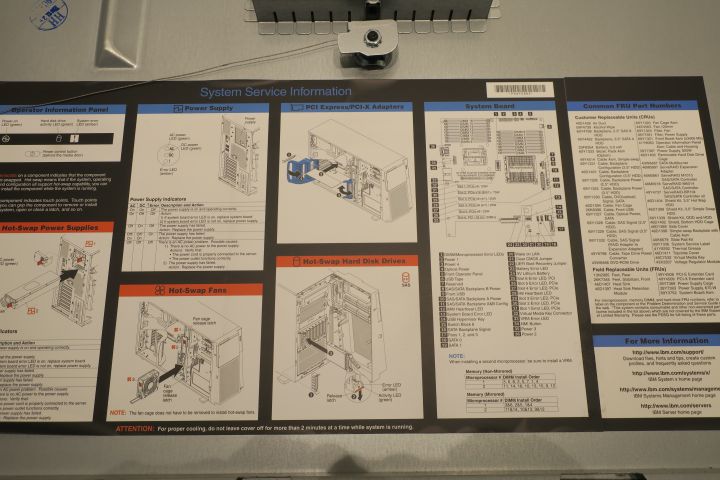 410283-15 HP 19 "display, IBM server, EATON battery backup