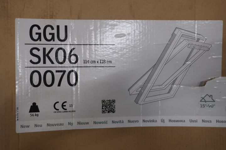 458944-8 Skylight Velux GGU 0070 SK06 (114cm x 118cm)