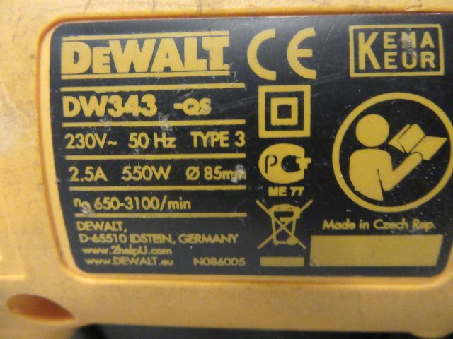 416009-4 Jigsaw, DeWalt DW343