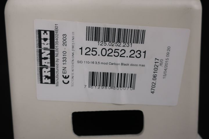 410102-8 Franke Sirius sink - Free shipping