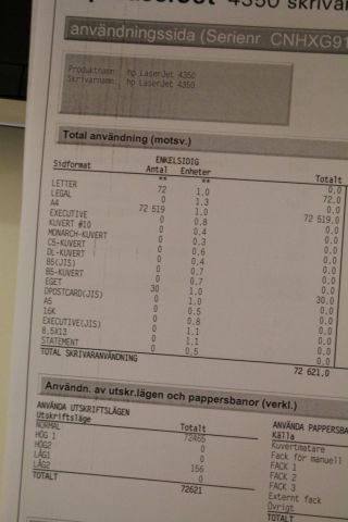 462591-5 Printer HP, Laserjet 4350n