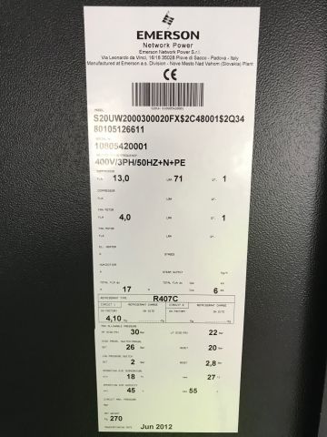 464737-6 2 pc Emerson Libert HPM air conditioner