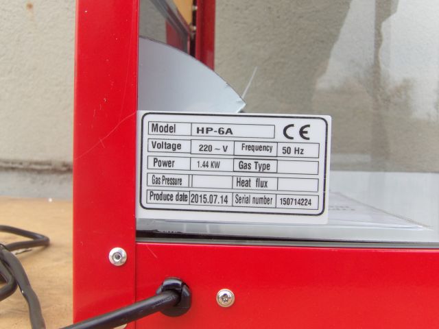 464875-9 popcorn Machine