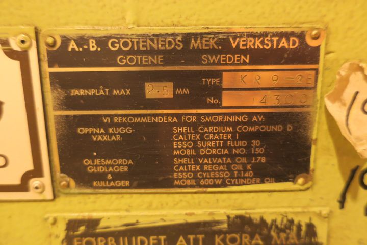 463733-14 Kantvik Götened KR-92E 2.5 / 2500 mm