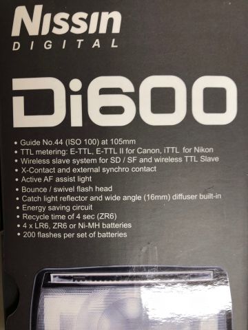 421918-2 Photo slide Nissin Di 600 for Canon