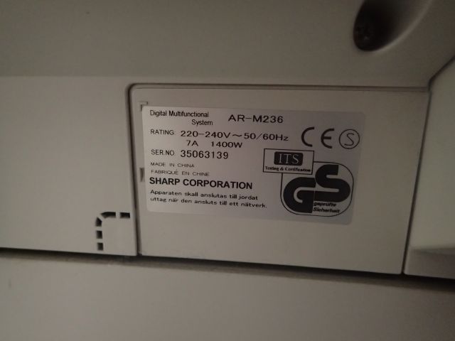 399361-16 Sharp AR-M236 Multifunction Printer