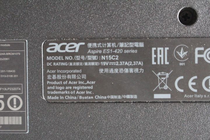 462650-8 Laptop Acer, Aspire ES14, -15