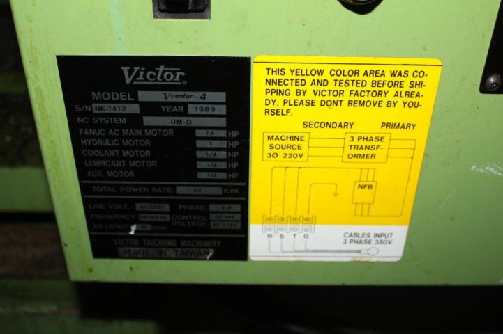 454661-11 CNC machine Victor VCenter-4 -89