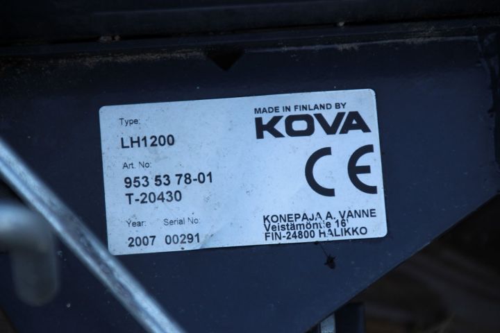 459827-5 Sopvals Kova 1.2 m, suitable for Ventrac