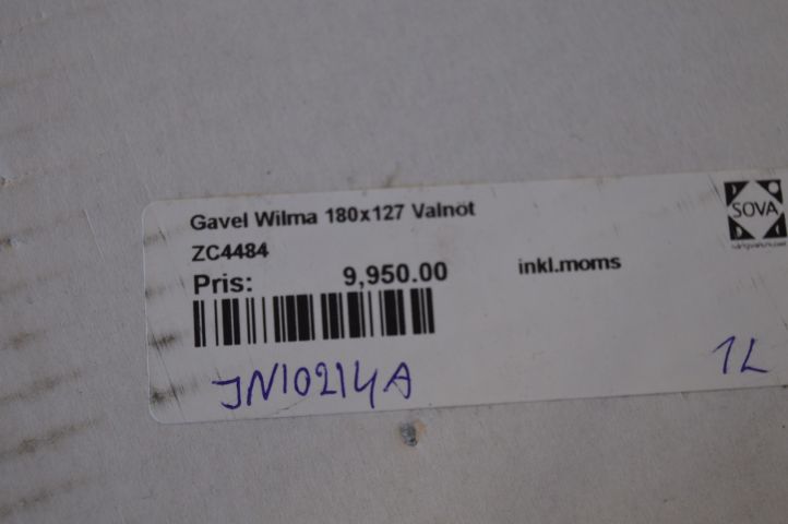 419993-2 Sänggavel med förvaring 160 Wilma Valnöt