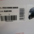 404760-5 MC Helmet LS2 FF352 Rookie Ranger Black / Red (Large) * FREE SHIPPING *