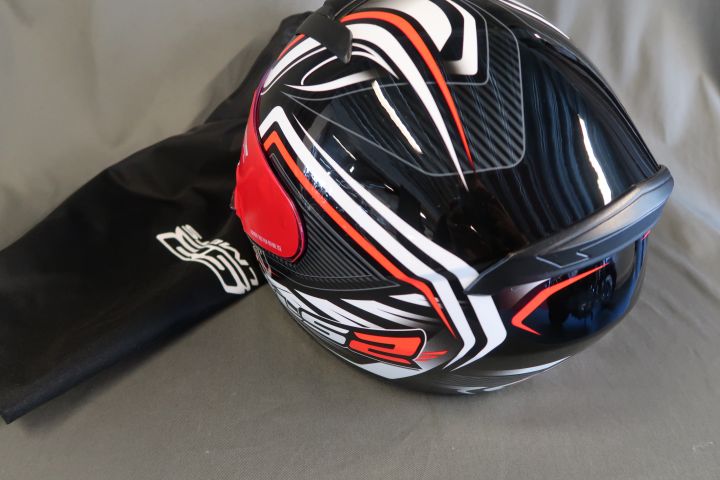 404760-3 MC Helmet LS2 FF352 Rookie Ranger Black / Red (Large) * FREE SHIPPING *