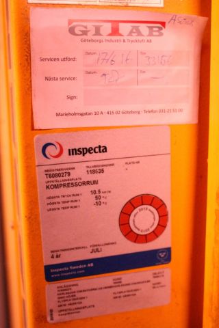 462643-12 Compressor Kaeser, SM8, ink tank, -95