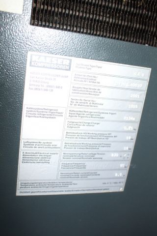 462643-14 Compressor Kaeser, SM8, ink tank, -95