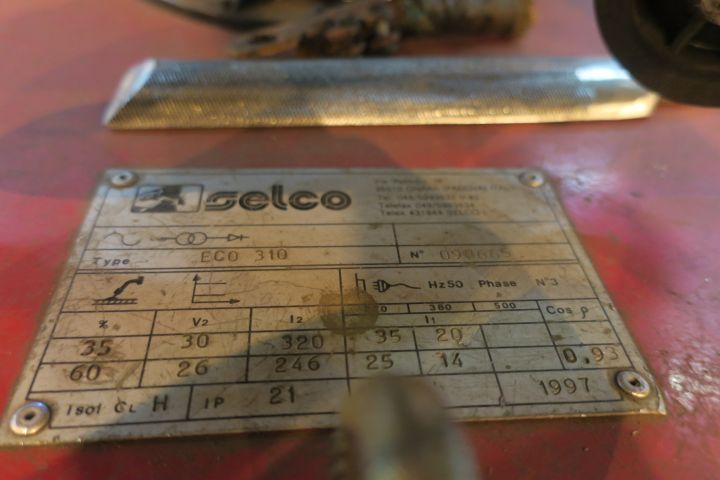 463770-6 Mig welder Selco ECO 310 including feeder WF101