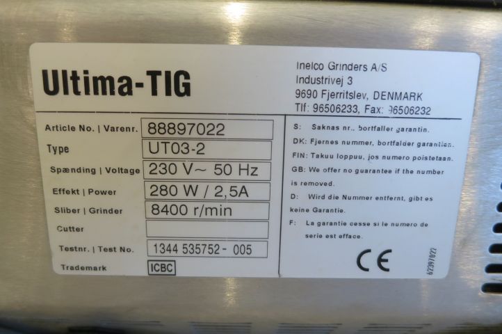 401751-5 Wolfram grinder Ultima tig