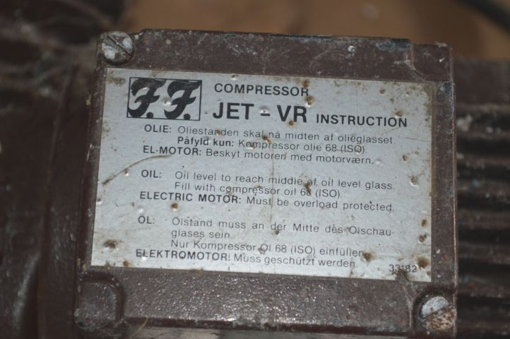 472939-3 Compressor, FF Jet VR + switch + manometer + pipe collar