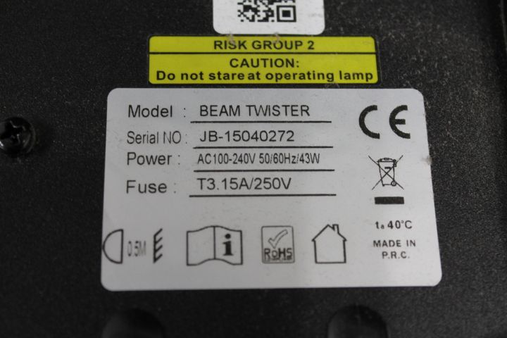 454175-6 4 pcs JB Systems Beam Twister lamps