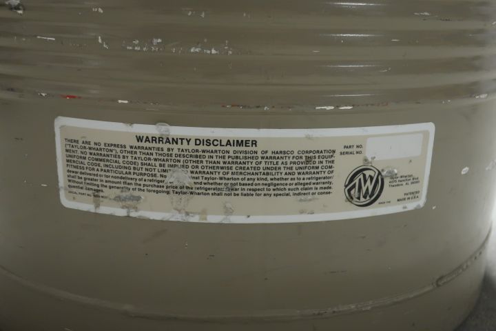 468941-5 Nitrogen container, Taylor-Wharton 35LD