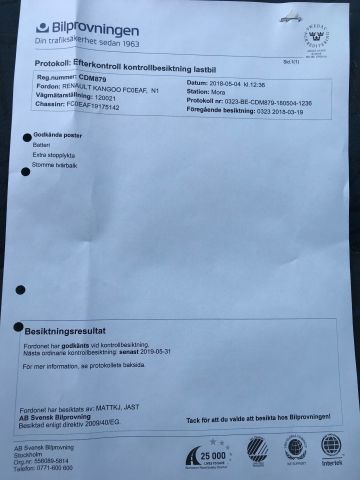 476430-10 Renault Kangoo -99 1.9 diesel