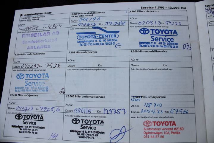 433657-19 Toyota Corolla 3-door Semi-trailer 1.3 Manual, 86hp, 1999