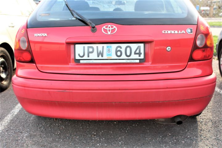 433657-23 Toyota Corolla 3-door Semi-trailer 1.3 Manual, 86hp, 1999