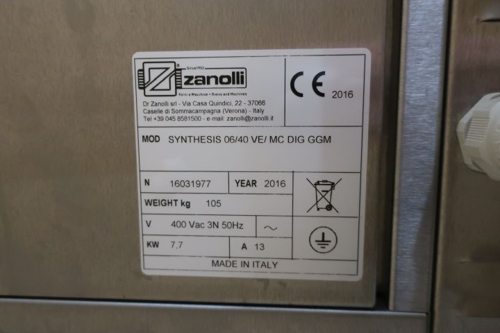 475578-9 Conveyor Oven Zanolli 06/40