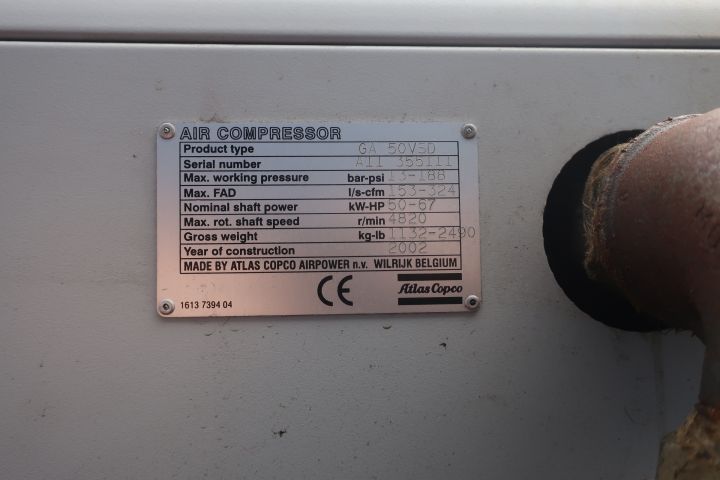 410379-6 Atlas Copco GA50 VSD, N-drive