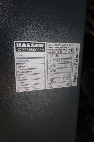 410381-3 Kaeser AS36 from 2001