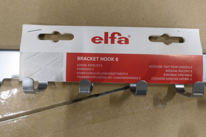 478310-4 16 st hyllkrokar Elfa - Fri frakt