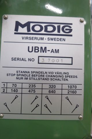 471049-9 Mill / drilling machine Modig UBM-AM