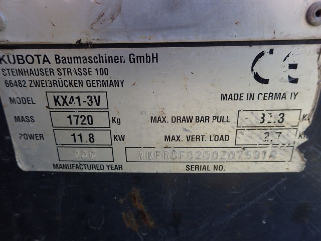 453081-48 KUBOTA KX41-3V