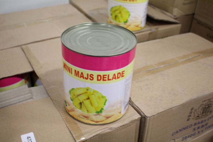 472410-2 Konserver minimajs, mandarinklyftor, oliver, 2 pall