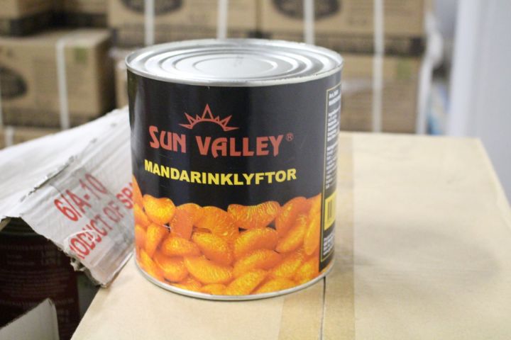 472410-5 Konserver minimajs, mandarinklyftor, oliver, 2 pall