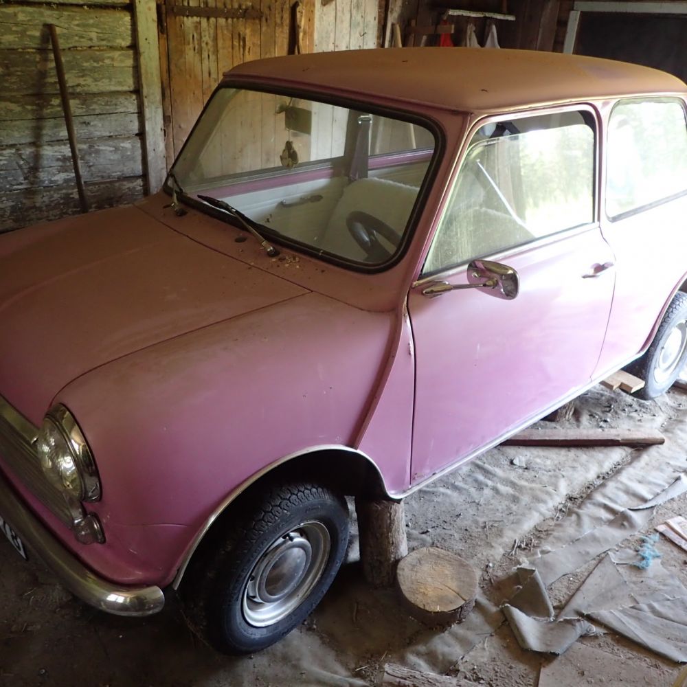 465551-1 AUSTIN MINI 1000 -75 Reg nr: HEF578 (Reparationsobjekt)