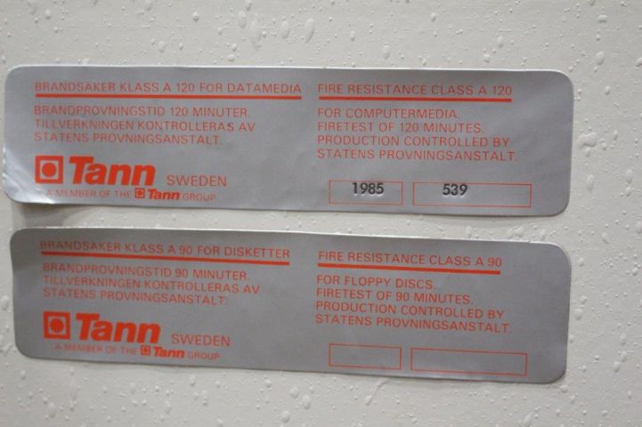 455140-6 Fire-protected safety deposit box TANN